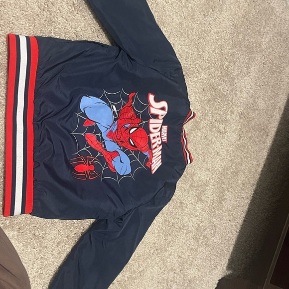 Marvel Kids Spider-Man Jacket - Navy and Red - Picture 3 of 3